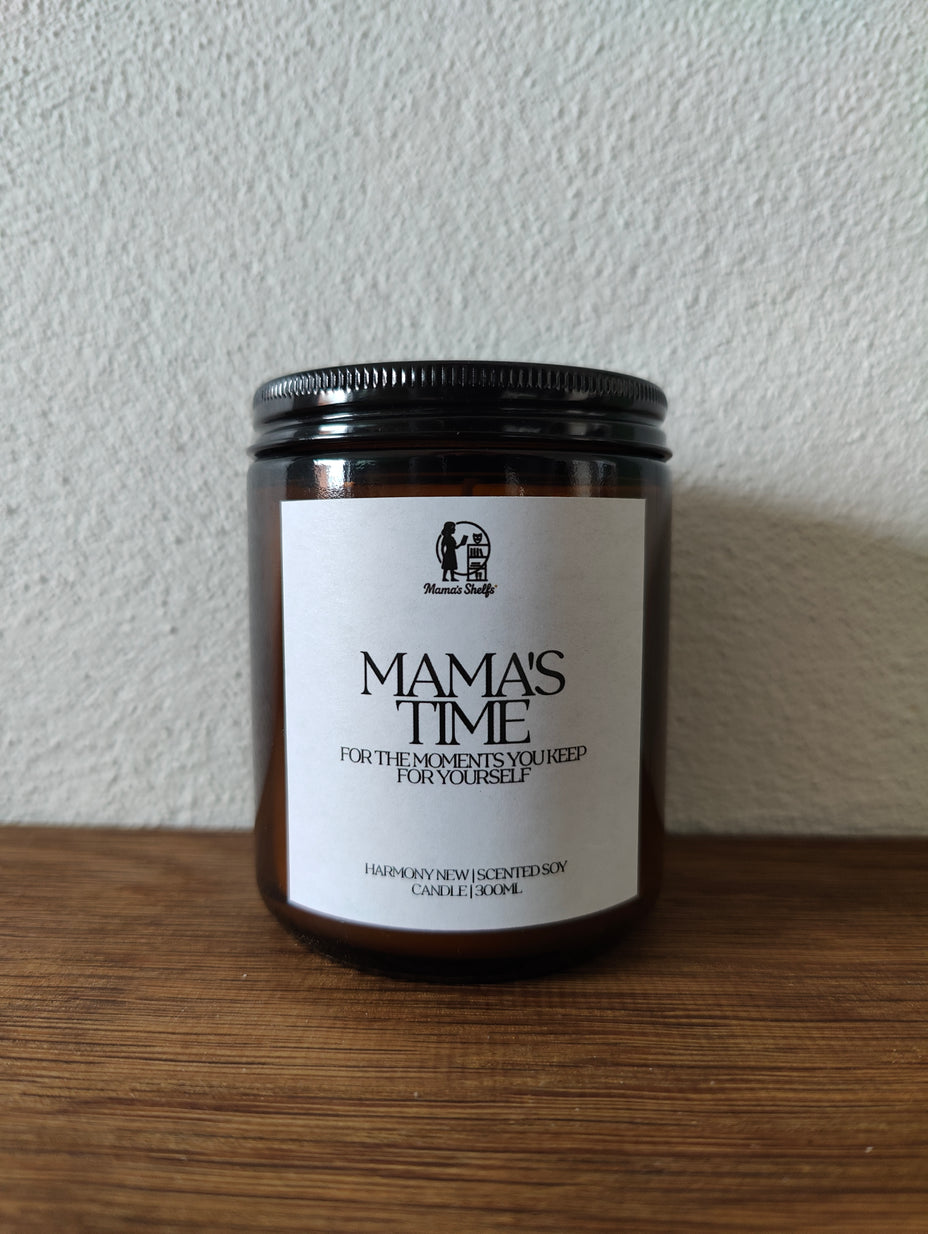 Mama's Time Harmony duftlys i glas med sojavoks